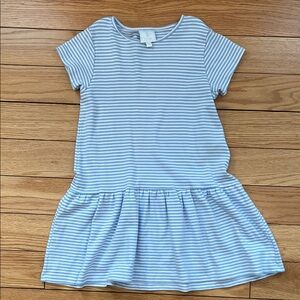 Little English Blue and White Striped Dress